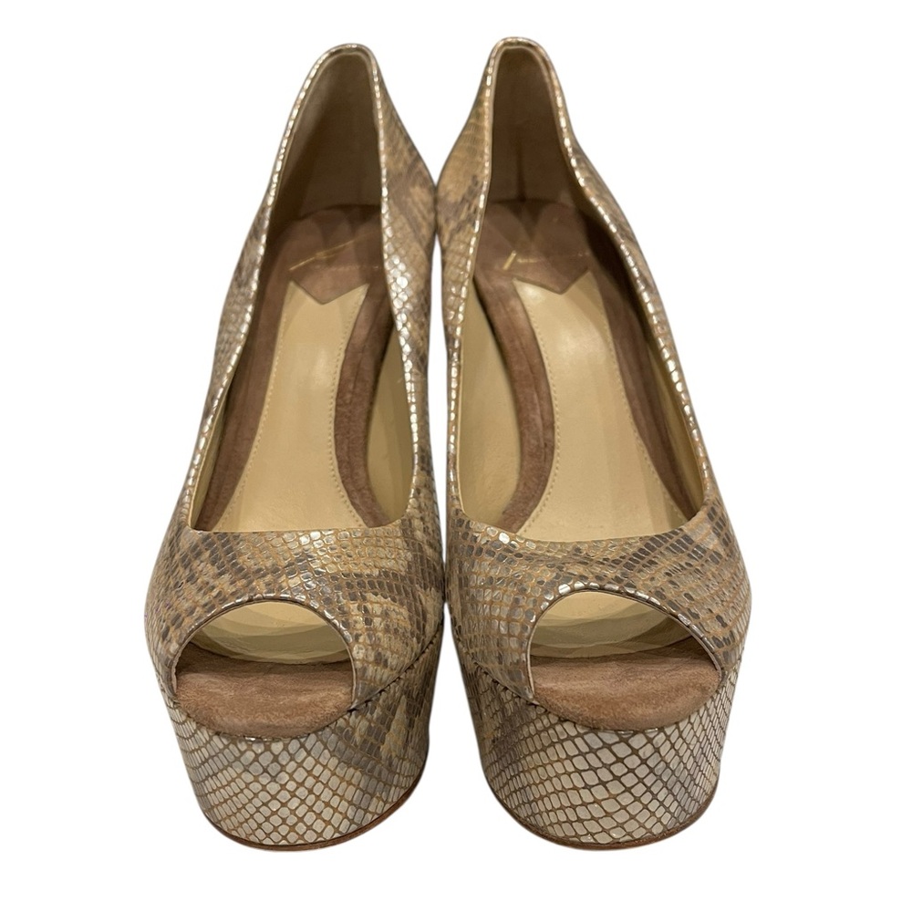 Brian Atwood Bambola snake platform pumps-worn Size:8 - Picture 2 of 8